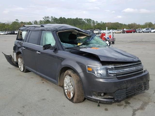 2FMGK5C87GBA07166 - 2016 FORD FLEX SEL GRAY photo 1