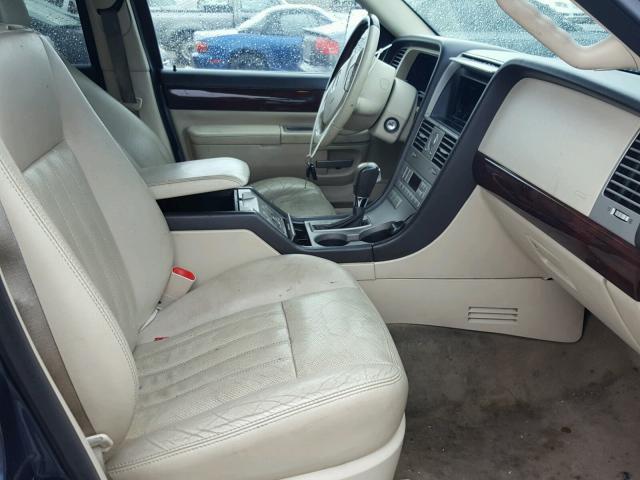 5LMEU78H03ZJ11198 - 2003 LINCOLN AVIATOR 蓝色 照片 5