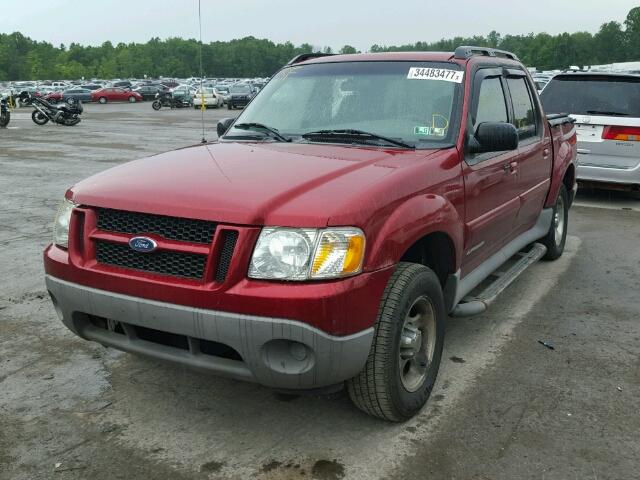 1FMZU77E12UD26760 - 2002 FORD EXPLORER S MAROON photo 2