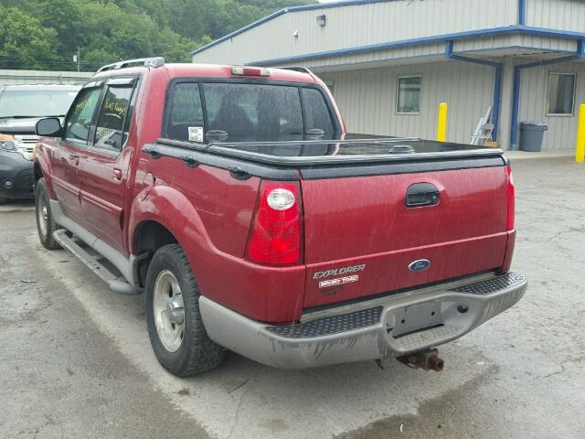 1FMZU77E12UD26760 - 2002 FORD EXPLORER S MAROON photo 3