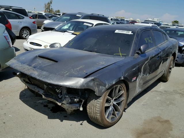 2C3CDXGJ7JH125927 - 2018 DODGE CHARGER R/ GRAY photo 2