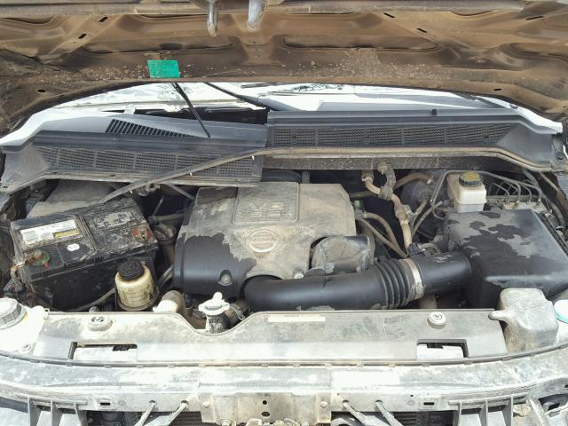 1N6BA0EK1AN314645 - 2010 NISSAN TITAN XE GRAY photo 7