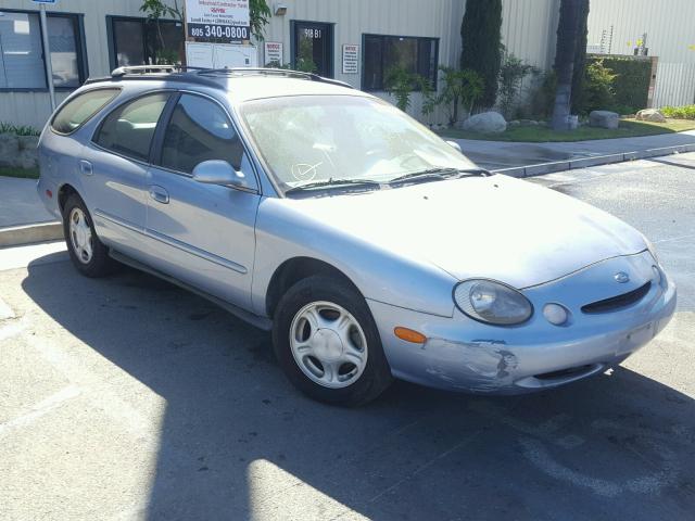 1FALP57U5VA300039 - 1997 FORD TAURUS GL BLUE photo 1