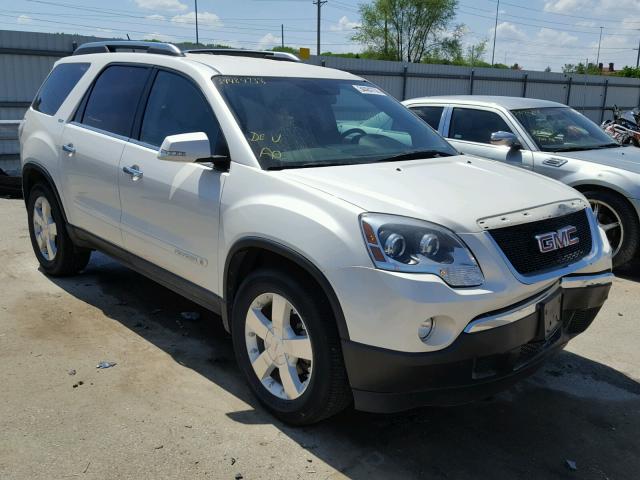 1GKER33738J190621 - 2008 GMC ACADIA SLT თეთრი ფოტო 1