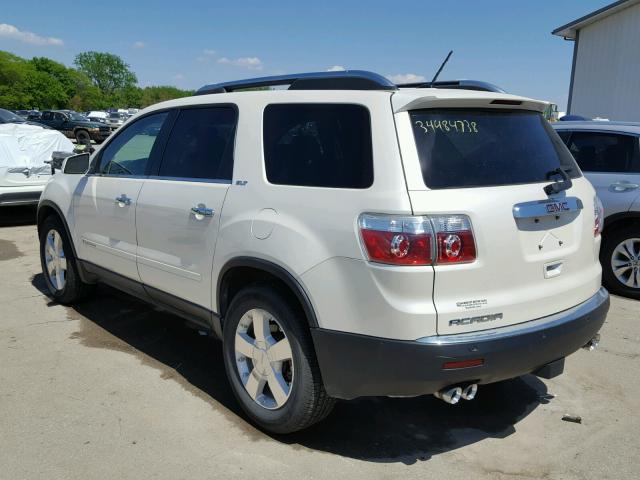 1GKER33738J190621 - 2008 GMC ACADIA SLT თეთრი ფოტო 3