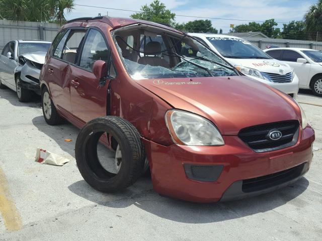 KNAFG525477073351 - 2007 KIA RONDO BASE RED photo 1