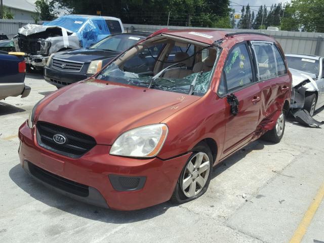 KNAFG525477073351 - 2007 KIA RONDO BASE RED photo 2