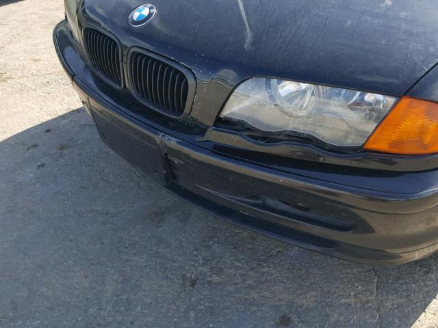 WBAAV53481FJ64674 - 2001 BMW 330 I BLACK photo 9