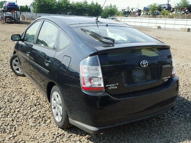 JTDKB20U953029990 - 2005 TOYOTA PRIUS BLACK photo 3