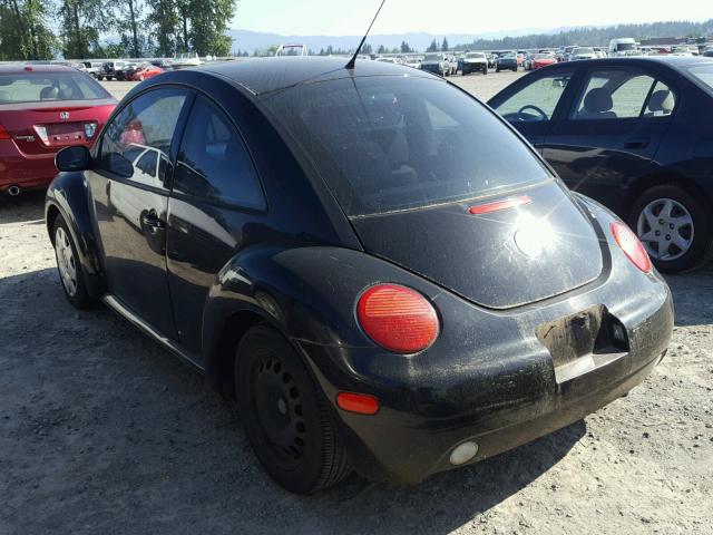 3VWBK21C33M429896 - 2003 VOLKSWAGEN NEW BEETLE 黑色 照片 3