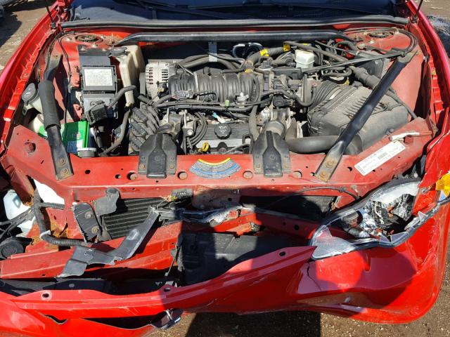 2G1WX12K339410191 - 2003 CHEVROLET MONTE CARL RED photo 7