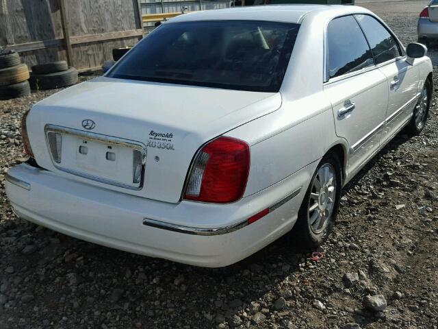 KMHFU45E25A406241 - 2005 HYUNDAI XG 350 WHITE photo 4