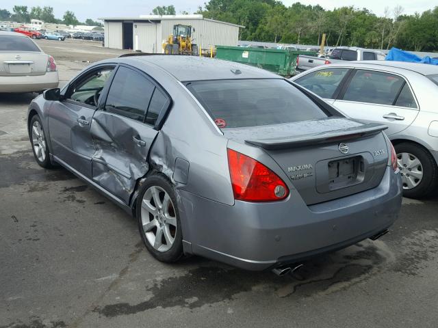 1N4BA41E08C809571 - 2008 NISSAN MAXIMA SE GRAY photo 3