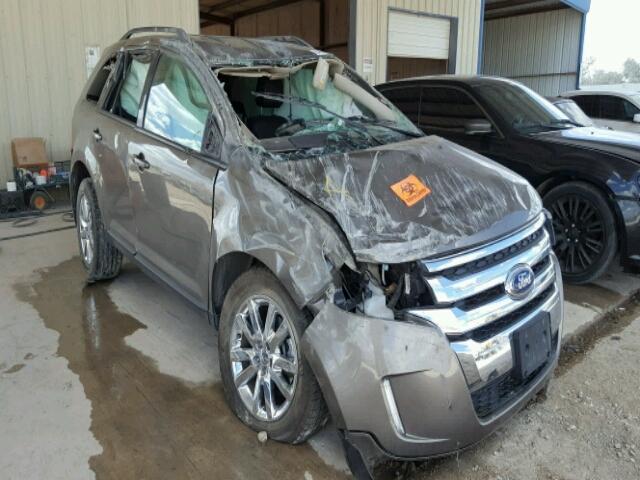 2FMDK3JC2DBC06510 - 2013 FORD EDGE SEL GRAY photo 1