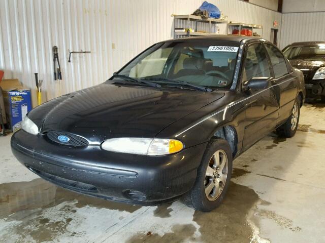 1FALP6531VK143197 - 1997 FORD CONTOUR BA BLACK photo 2