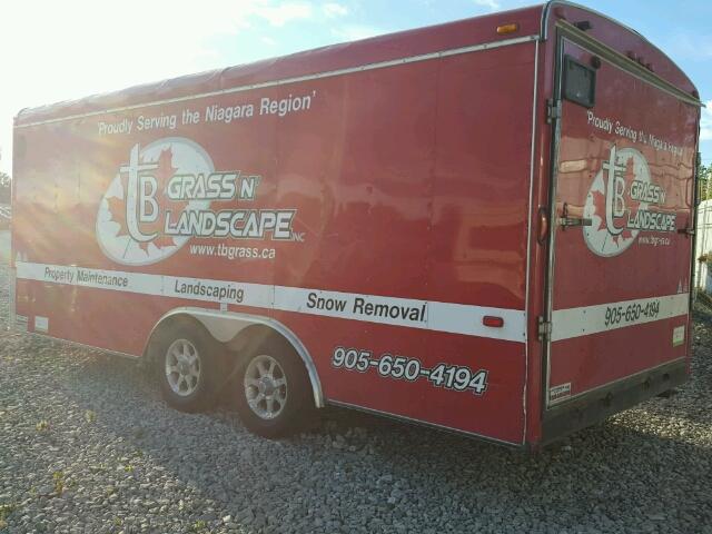 1UK500H24C1075709 - 2012 UTILITY TRAILER RED photo 3