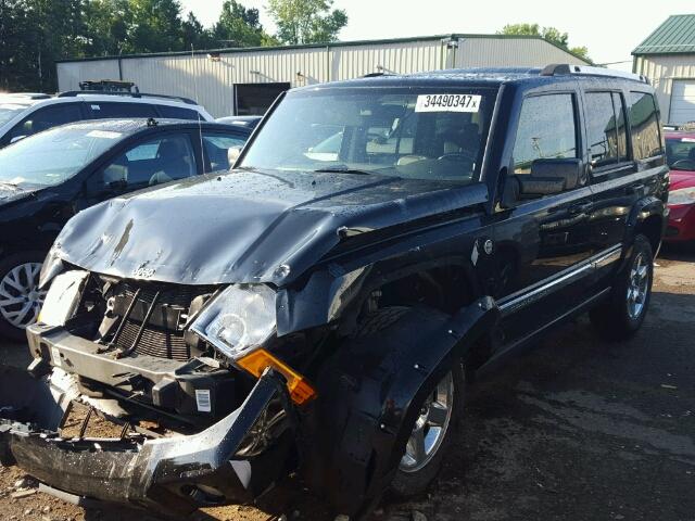 1J8HG58N28C163568 - 2008 JEEP COMMANDER BLACK photo 2