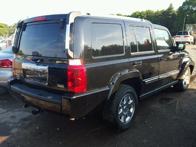 1J8HG58N28C163568 - 2008 JEEP COMMANDER BLACK photo 4