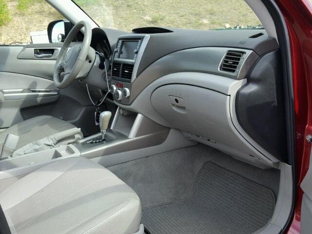 JF2SH6DC8AH803894 - 2010 SUBARU FORESTER 2 MAROON photo 5