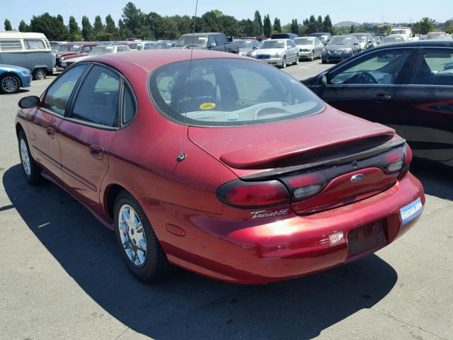 1FAFP52S0WG146292 - 1998 FORD TAURUS LX RED photo 3