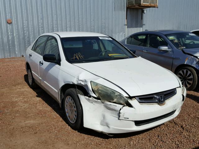 1HGCM56184A005219 - 2004 HONDA ACCORD DX WHITE photo 1