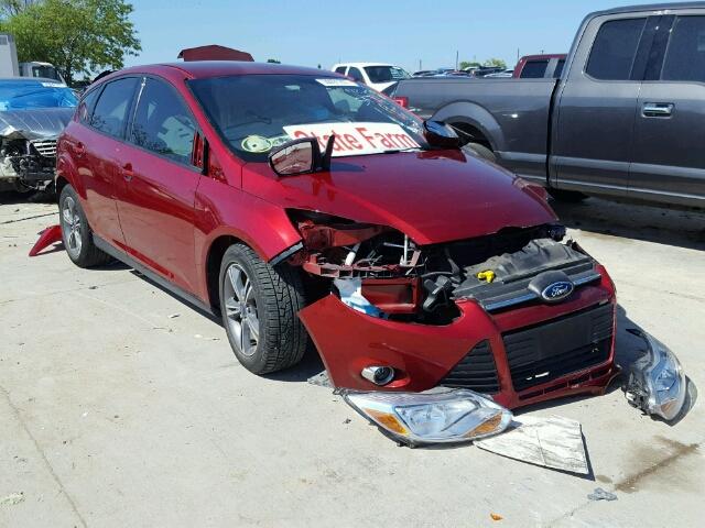 1FADP3K26EL316639 - 2014 FORD FOCUS MAROON photo 1