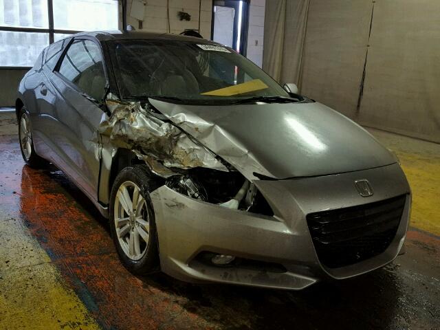 JHMZF1D65CS004319 - 2012 HONDA CR-Z EX SILVER photo 1