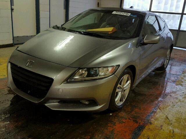 JHMZF1D65CS004319 - 2012 HONDA CR-Z EX SILVER photo 2