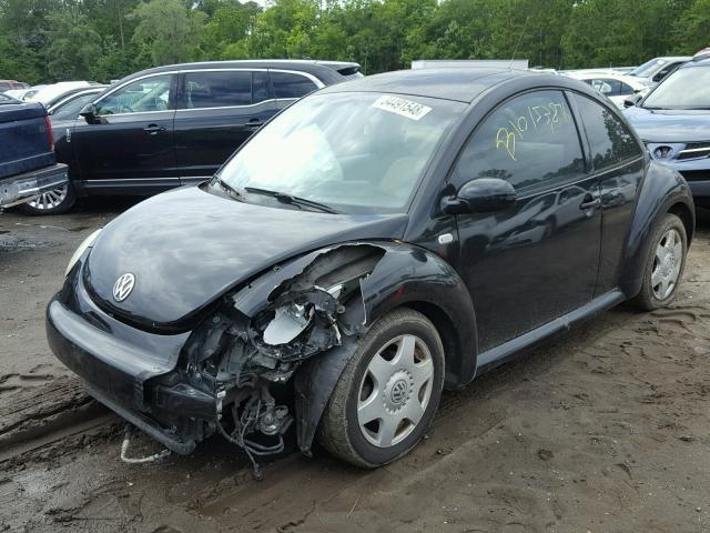 3VWCS21C61M433863 - 2001 VOLKSWAGEN NEW BEETLE 黑色 照片 2