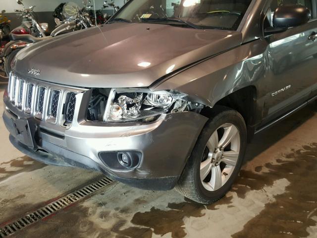 1J4NF1FB9BD234775 - 2011 JEEP COMPASS SP GRAY photo 9