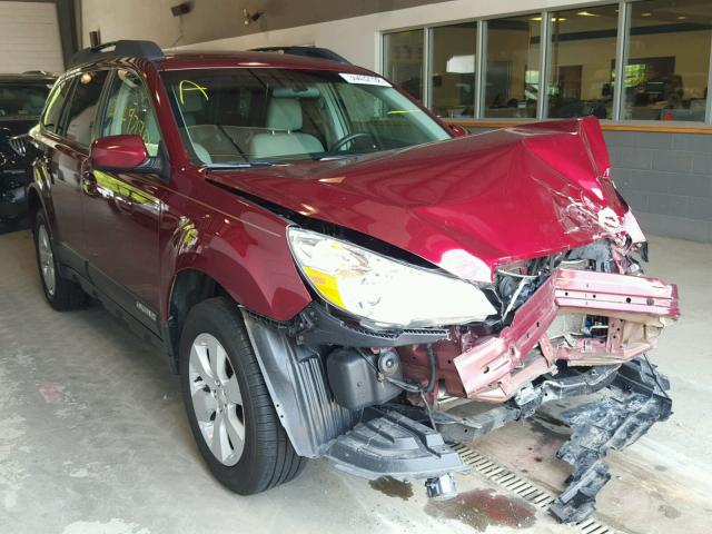 4S4BRCJC7B3395400 - 2011 SUBARU OUTBACK 2. RED photo 1