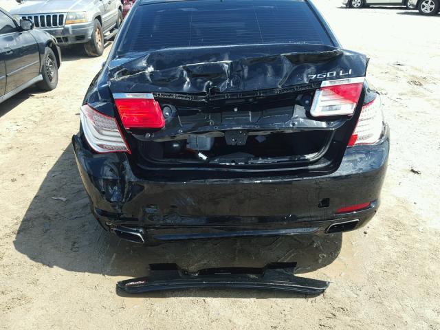 WBAKC8C50BC431619 - 2011 BMW ALPINA B7 BLACK photo 9