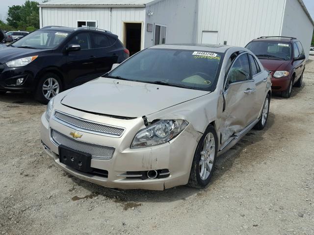 1G1ZE5EB5AF321152 - 2010 CHEVROLET MALIBU LTZ 棕色 照片 2