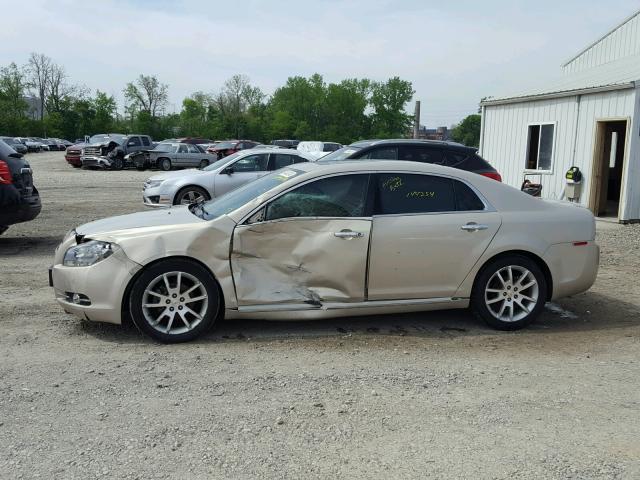 1G1ZE5EB5AF321152 - 2010 CHEVROLET MALIBU LTZ 棕色 照片 9