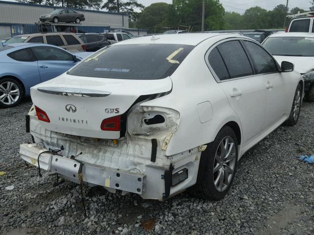 JN1CV6APXCM620108 - 2012 INFINITI G37 BASE WHITE photo 4