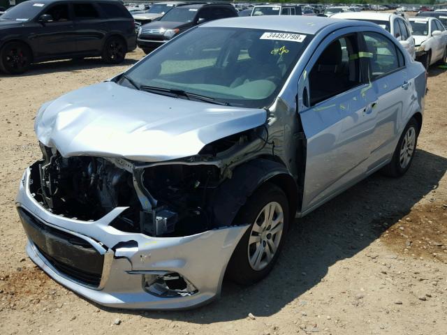 1G1JB5SH9H4126594 - 2017 CHEVROLET SONIC LS 青绿色 照片 2