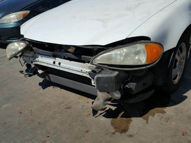 1G2NE12T9YM743267 - 2000 PONTIAC GRAND AM S თეთრი ფოტო 10