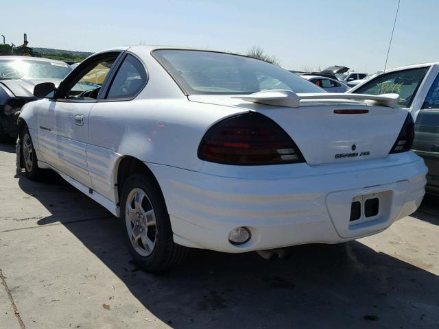 1G2NE12T9YM743267 - 2000 PONTIAC GRAND AM S თეთრი ფოტო 3