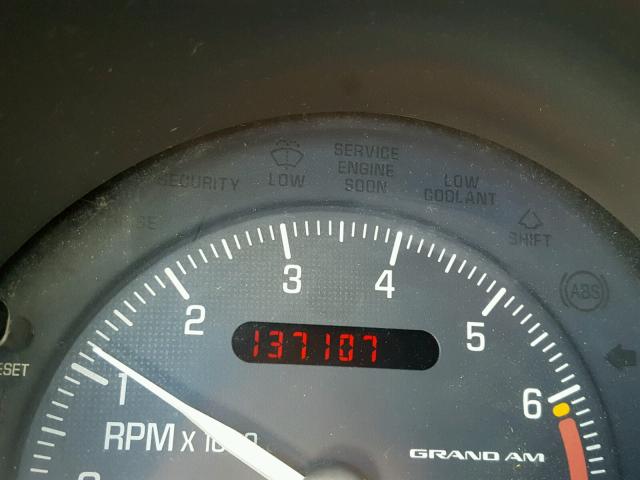1G2NE12T9YM743267 - 2000 PONTIAC GRAND AM S თეთრი ფოტო 8