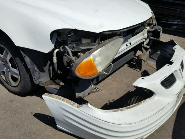 1G2NE12T9YM743267 - 2000 PONTIAC GRAND AM S თეთრი ფოტო 9