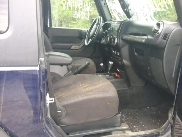 1C4AJWAG6DL600803 - 2013 JEEP WRANGLER S BLUE photo 5