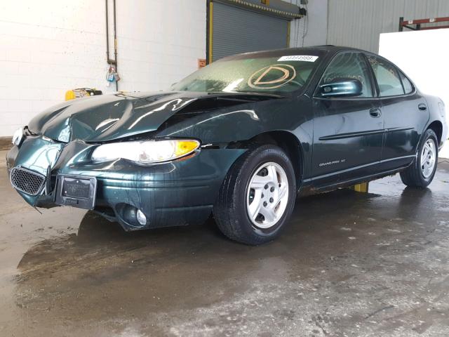 1G2WJ52M5WF316671 - 1998 PONTIAC GRAND PRIX GREEN photo 2