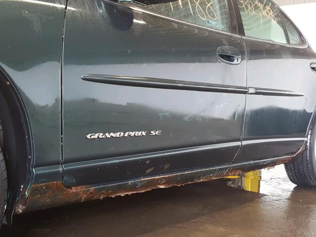 1G2WJ52M5WF316671 - 1998 PONTIAC GRAND PRIX GREEN photo 9