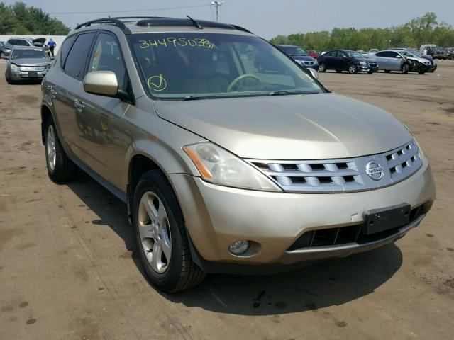 JN8AZ08W85W420617 - 2005 NISSAN MURANO SL TAN photo 1