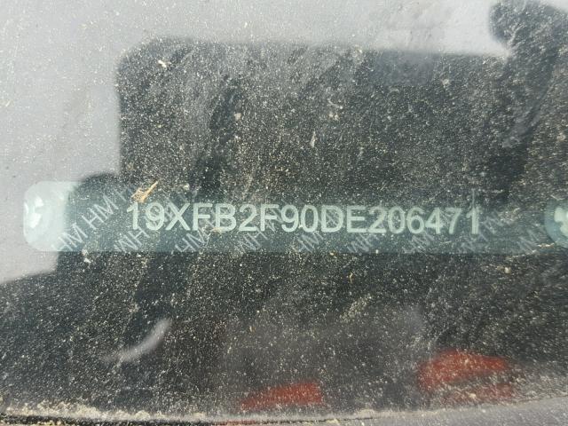 19XFB2F90DE206471 - 2013 HONDA CIVIC EXL Ağ foto 10