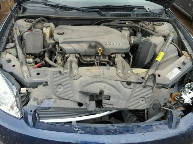 2G1WB58K089279354 - 2008 CHEVROLET IMPALA LS BLUE photo 7