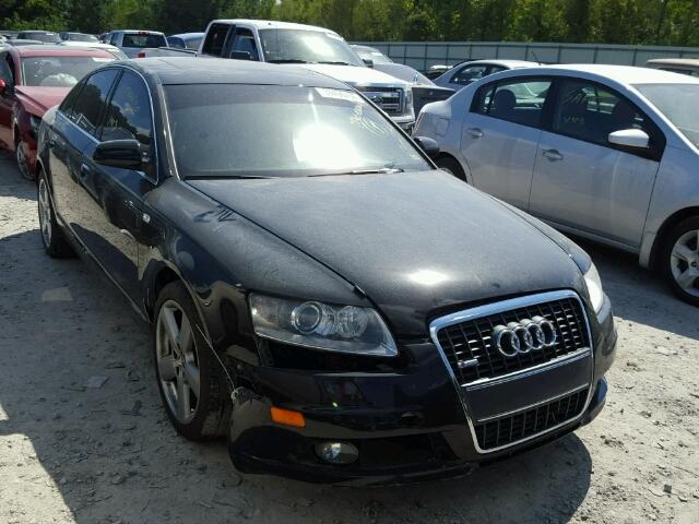 WAUEH74FX8N104559 - 2008 AUDI A6 BLACK photo 1