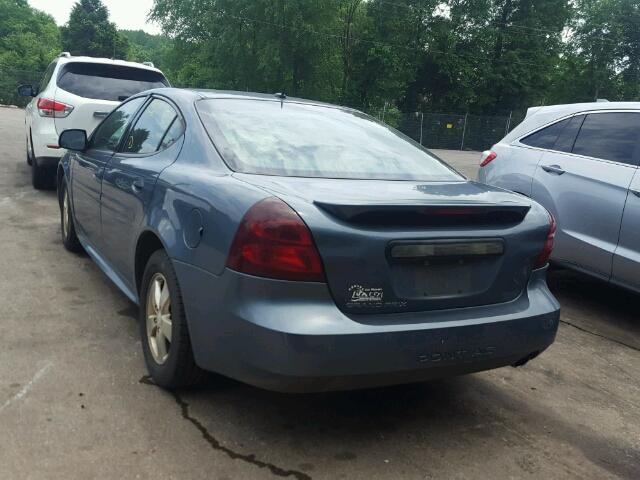 2G2WP552271219459 - 2007 PONTIAC GRAND PRIX GRAY photo 3