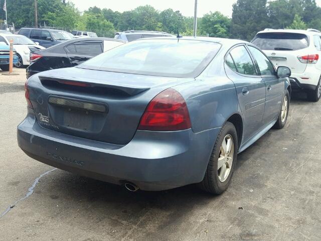 2G2WP552271219459 - 2007 PONTIAC GRAND PRIX GRAY photo 4