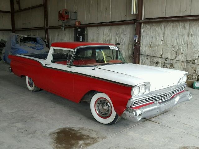 C9RF165450 - 1959 FORD RANCHERO RED photo 1